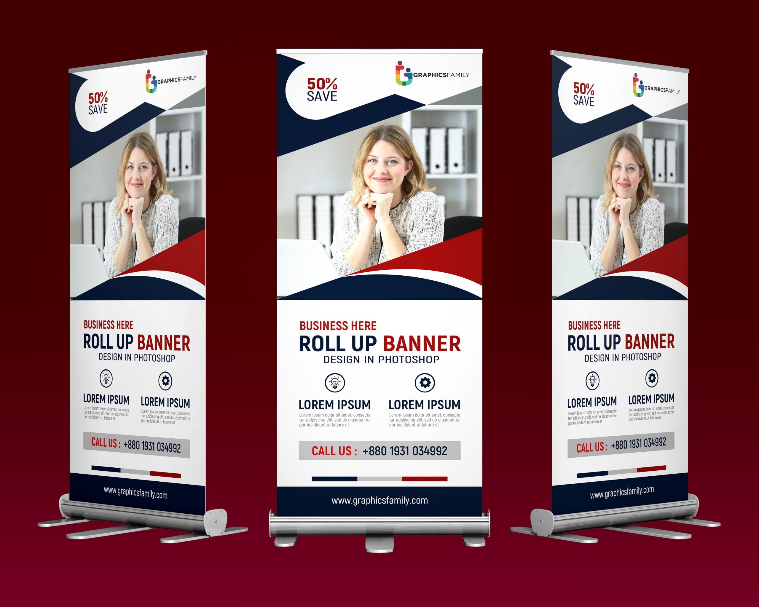 Roll Up Banner Example
